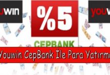 Youwin CepBank İle Para Yatırma