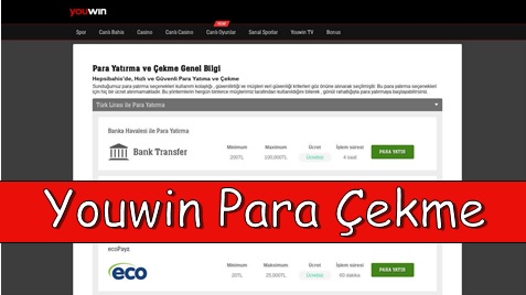 Youwin Para Çekme