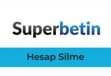 Süperbetin Hesap Silme